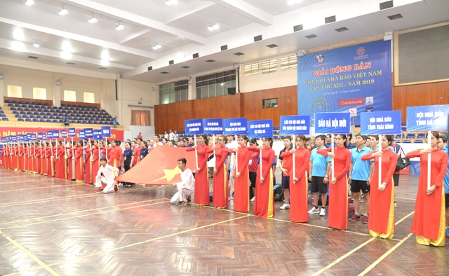 Gần 200 vận động viên tham gia Giải Bóng bàn Cúp Hội Nhà báo Việt Nam lần thứ XIII- năm 2019